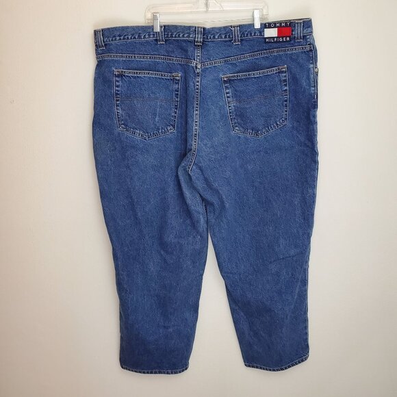 Tommy Hilfiger men's 90's Y2K relaxed fit jeans big and tall - Picture 8 of 11